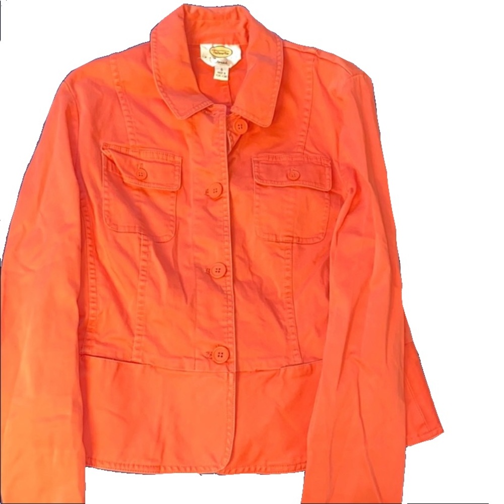 Talbots Orange pink jacket